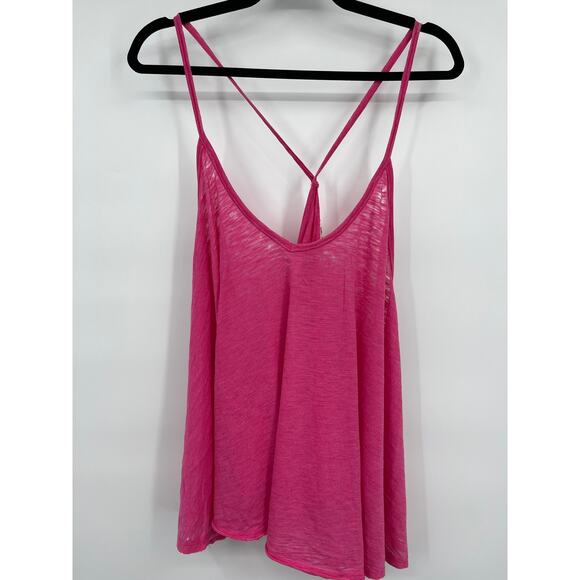 We The Free Pink Sandy Tank Top Sleeveless Relaxed Fit Women's Size Medium NEW - Picture 1 of 11